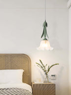 Blumen Pendelleuchte im Vintage Design Elegante Hängeleuchte