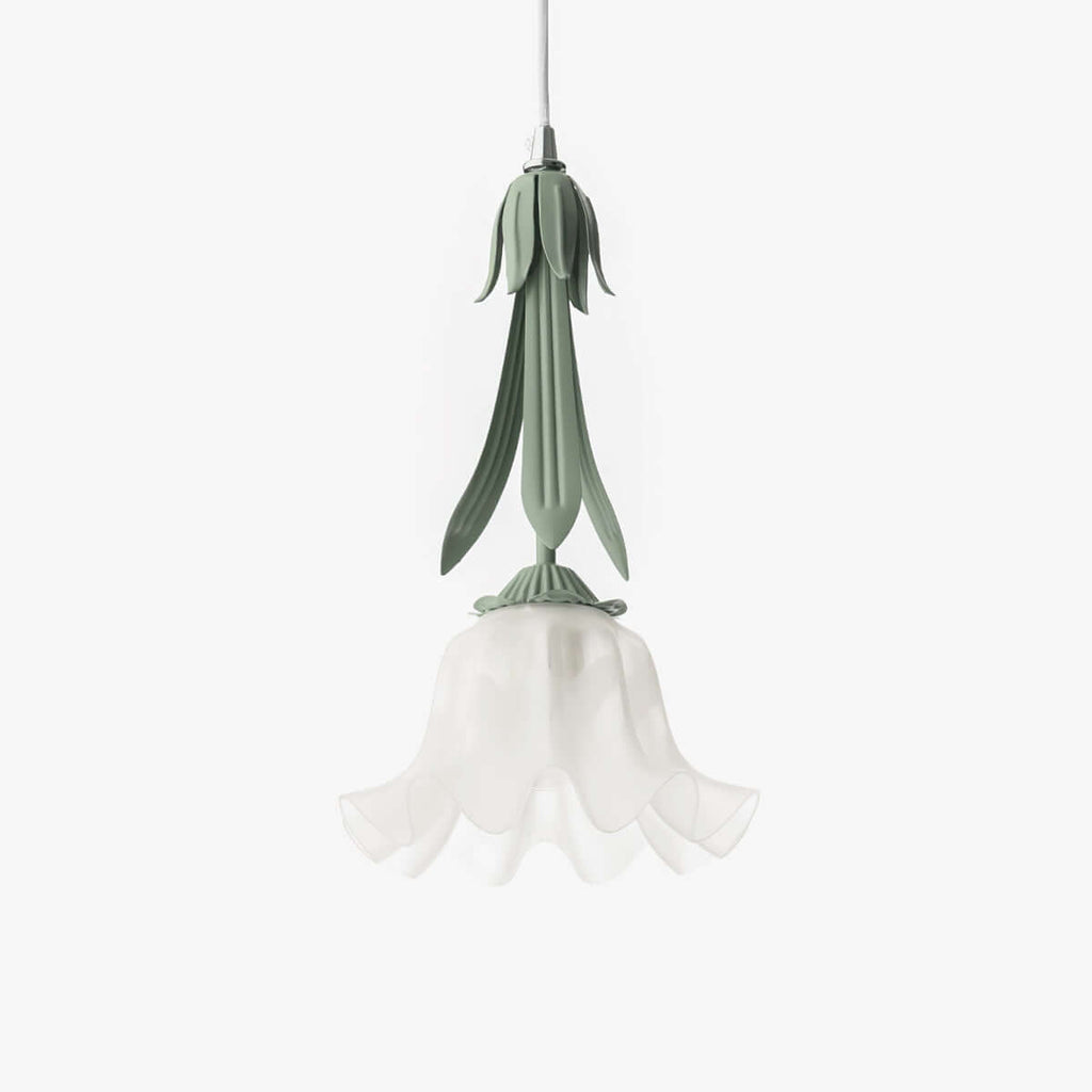 Blumen Pendelleuchte im Vintage Design Elegante Hängeleuchte