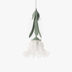 Blumen Pendelleuchte im Vintage Design Elegante Hängeleuchte