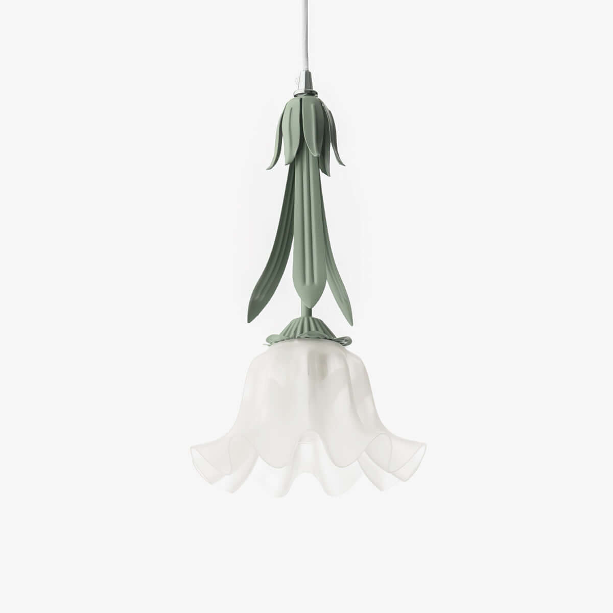 Blumen Pendelleuchte im Vintage Design Elegante Hängeleuchte
