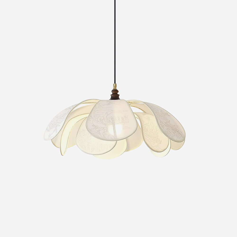 Blumen Pendelleuchte im Vintage Stil Elegante Hängeleuchte