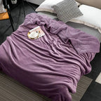 Sherpa Fleece Decke extra weich Kuscheldecke mit Teddyfell für Sofa