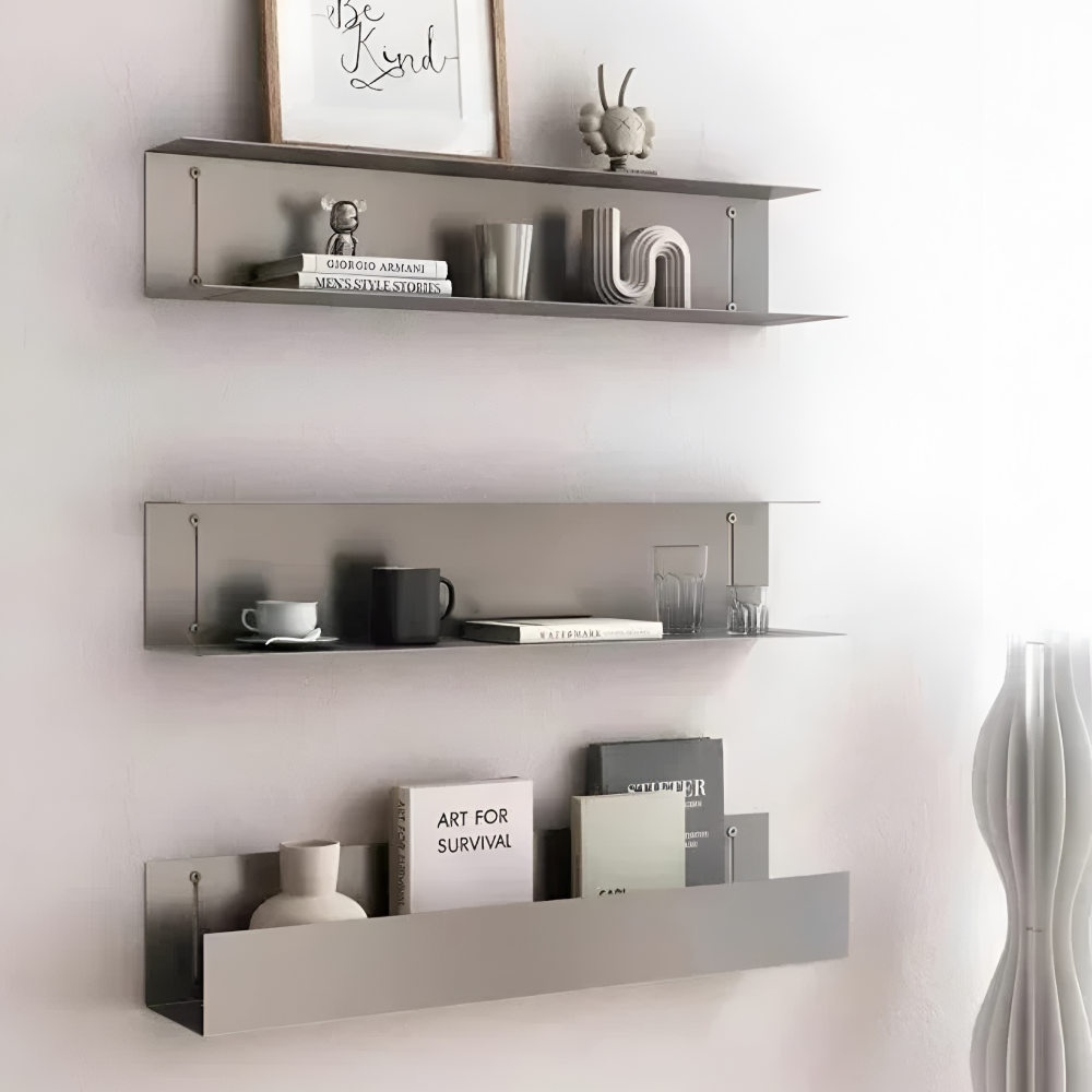 Modernes Metall Wandregal Minimalistisches Schweberegal