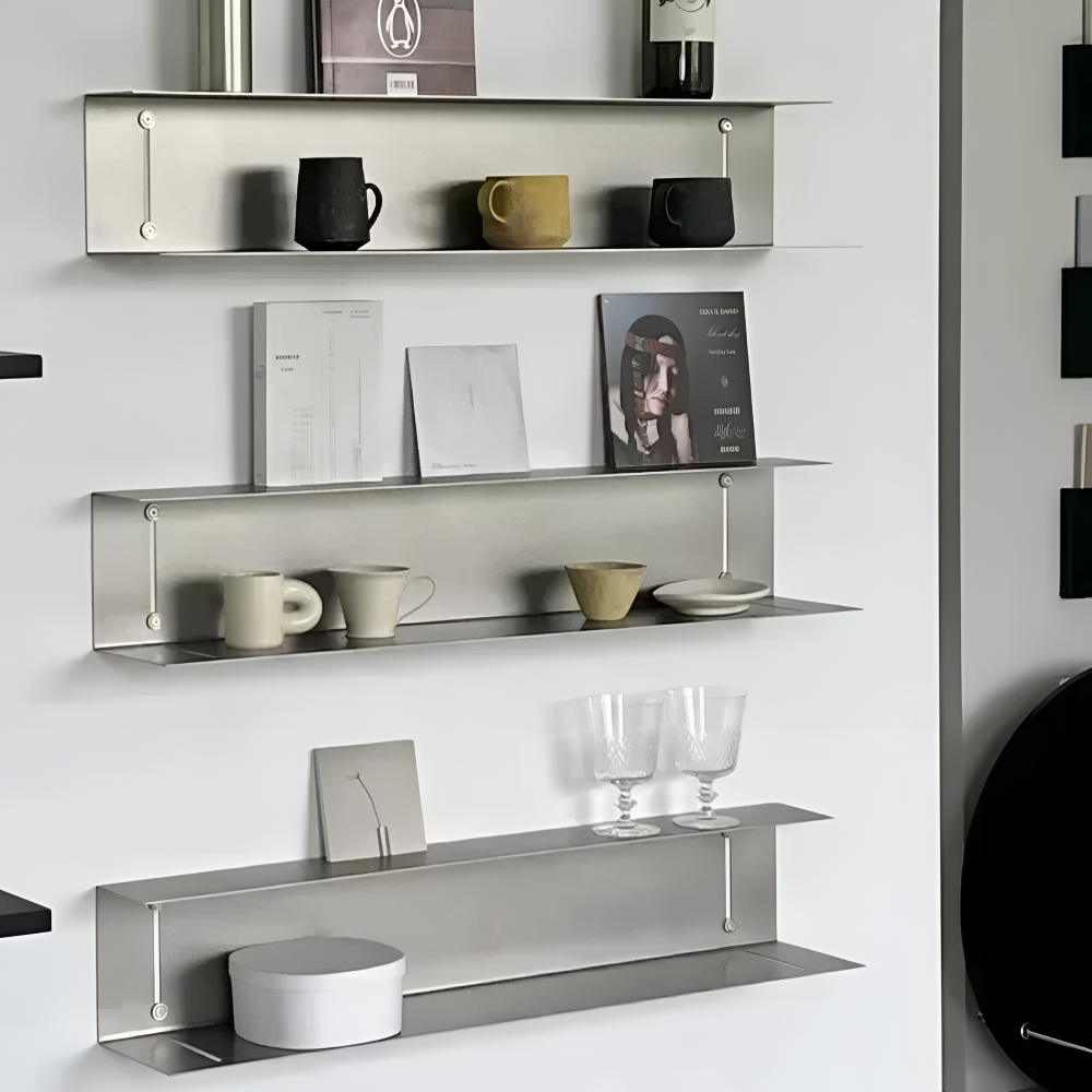 Modernes Metall Wandregal Minimalistisches Schweberegal
