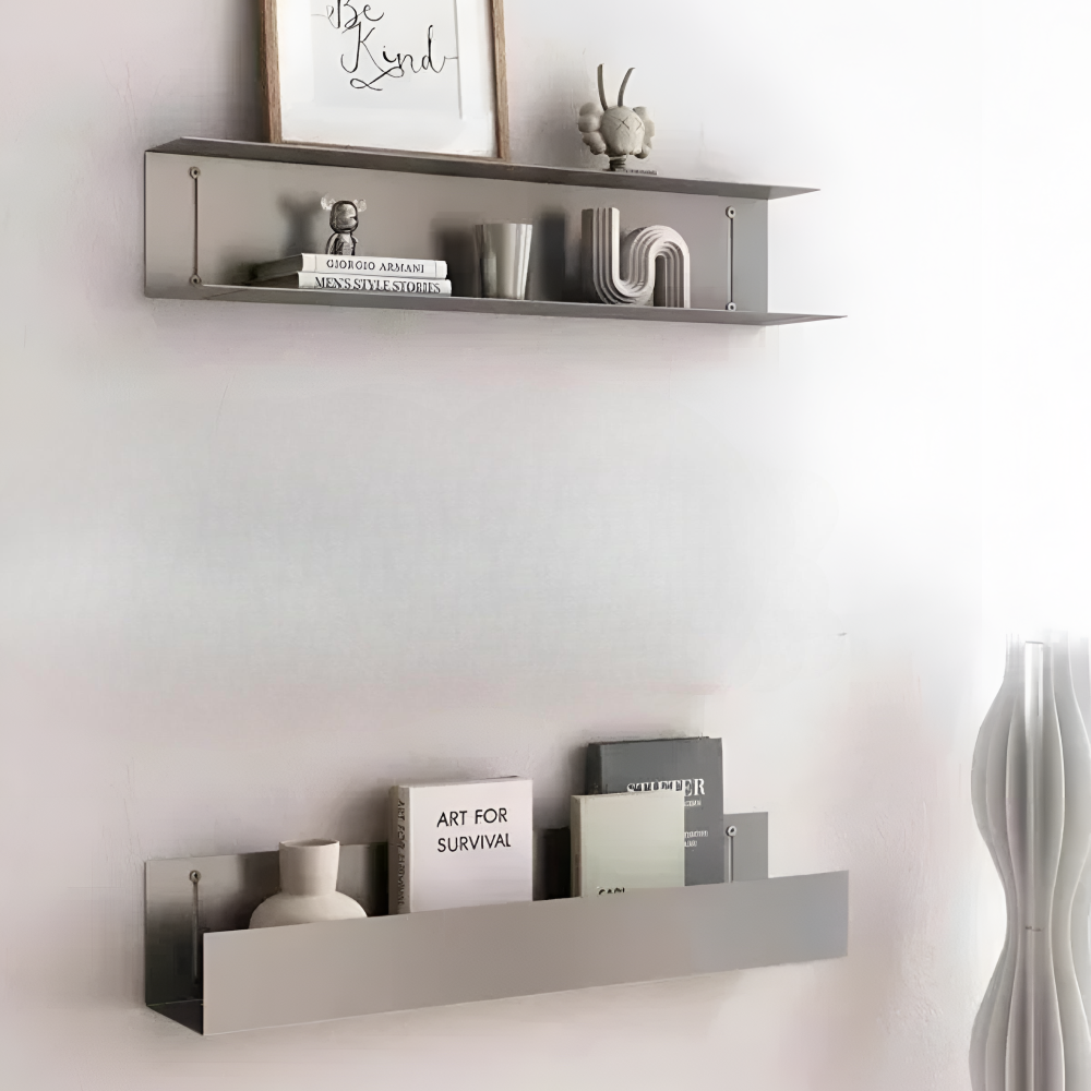 Modernes Metall Wandregal Minimalistisches Schweberegal