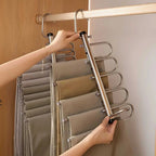 Platzsparender Kleiderbügel Organizer aus Edelstahl