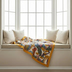 Baumwoll Musselin Decke mit Boho Muster Mehrlagige Kuscheldecke