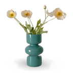 Moderne Glasvase im Nordic Design Dekorative Blumenvase aus Glas