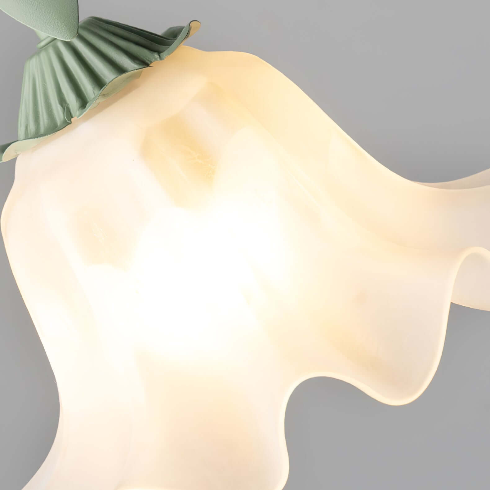 Blumen Pendelleuchte im Vintage Design Elegante Hängeleuchte