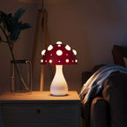 LED Tischlampe Pilz Design Dimmbare Nachttischlampe