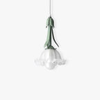 Blumen Pendelleuchte im Vintage Design Elegante Hängeleuchte